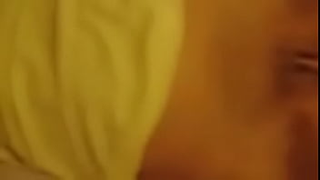 Finger woman on her home