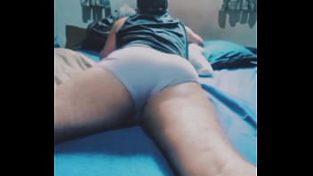 Hot man broadcasting his show in the private room of an adult only website