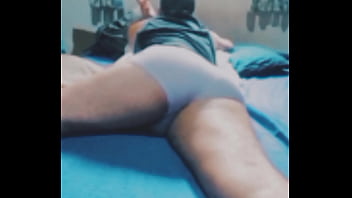 Hot man broadcasting his show in the private room of an adult only website