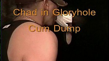 Chad in gloryhole cum bj