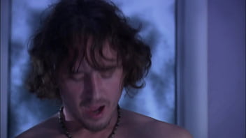 Hot passionate sex of the young attractive couple on the cold december evening