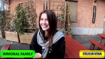 Winter wonderland foursome felicia vina gets railed in budapest