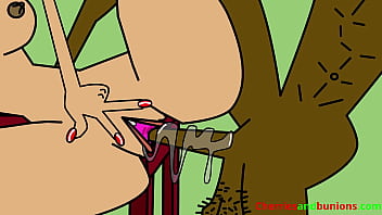 Funny animation about a guy getting interrogated by two sexy female cops