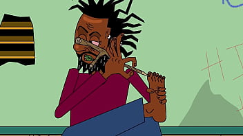 Funny animation about a guy getting interrogated by two sexy female cops