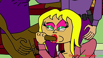 Funny animation about a guy getting interrogated by two sexy female cops