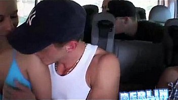 Babes get naughty in the car