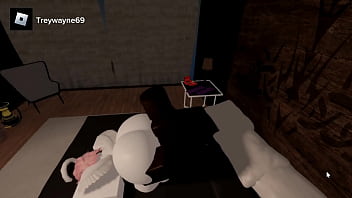 Fat ass femboy gets fucked by black guy