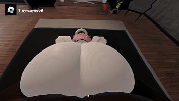 Fat ass femboy gets fucked by black guy