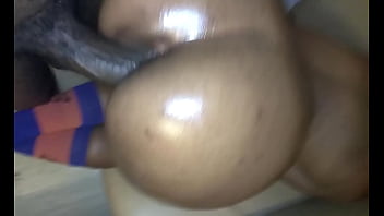 Homemade old throw back video big booty ebony oiled up and fucked doggy style