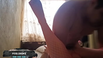 Colegiala tetona me pide a gritos que me venga adentro