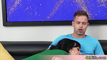 Cute babysitter getting the job with a quickie