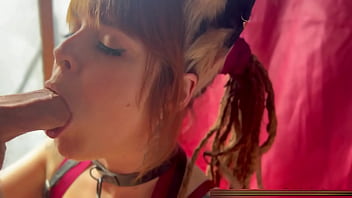 Cute cosplayer drools on a thick cock in her throat Cute cosplayer drools on a thick cock in her throat
