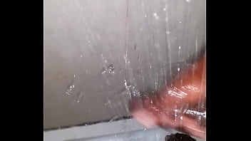 In the shower