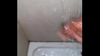 In the shower