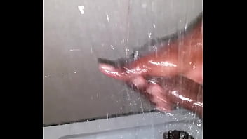 In the shower