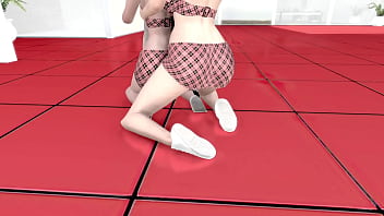 2 ebonies and stepbro's cock