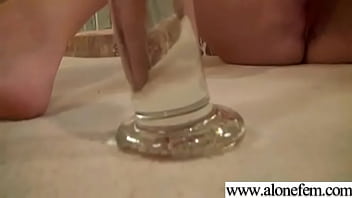 Amateur hot girl insert in holes all kind of toys clip 14