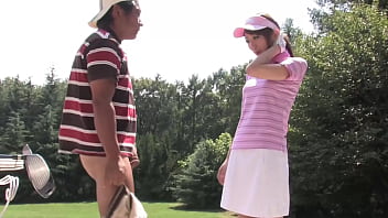 Teaching golf to asian babe along with other nasty stuff hcjav8527