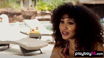 Big boobed exotic nude beauties washing a car outdoor