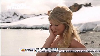 A beautiful sexy girl in a swimsuit