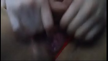 Young milf playing with her slutty pussy