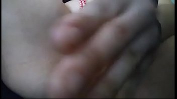 Young milf playing with her slutty pussy