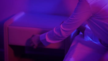 Look how sexy that lingerie looks on her ass