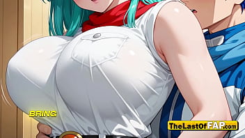 Bulma lost in lust with moonlight kisses fingering & deep creampie in hidden grotto