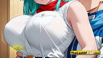 Bulma lost in lust with moonlight kisses fingering & deep creampie in hidden grotto