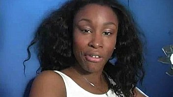 Gloryhole ebony girl booty shake and suck 29