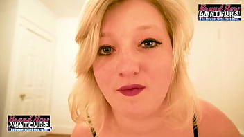 Busty petite blonde faiths hope deepthroats and rides a huge dick