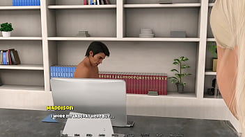 Visit to the psychoanalyst ends with ejaculation on her face and doggy with the boss