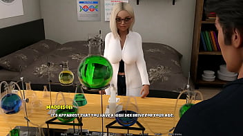 Visit to the psychoanalyst ends with ejaculation on her face and doggy with the boss