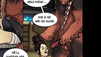 Rey is a slave for wookie cock