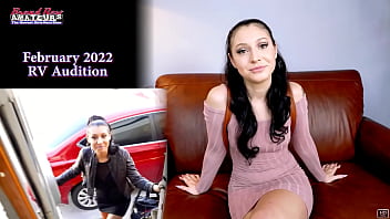 Tattooed coed raven lane sucks a juicy cock and gets her wet twat fucked