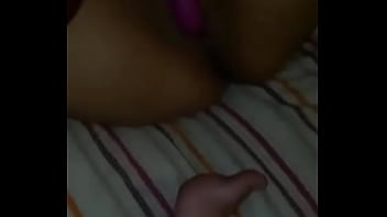 Solo female clit play