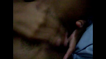 Solo in front of her husband's friend