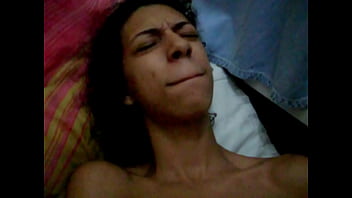 Solo in front of her husband's friend