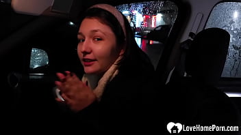 I plunged my dick deep inside of her tight ass after she sucked me off