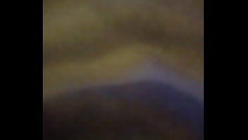 Pussy gets nice size dildo in it