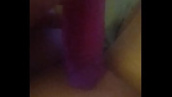 Pussy gets nice size dildo in it Pussy gets nice size dildo in it