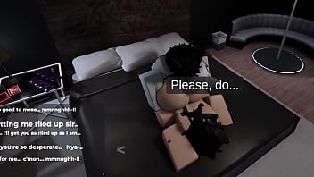 Roblox devoted catboy willing to do anything for cock