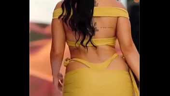 Aunty Hot Walking In Public Yellow Dress Women Sexy Aunty Hot thumbnail