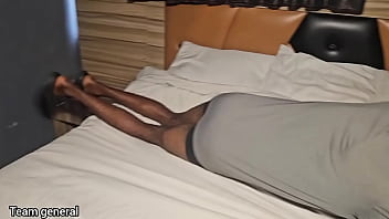 My mistress caught me peeping at her and orders me to fuck her