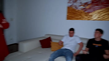 Incredible threesome with emily pink double penetration anal and deep creampie