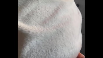 Je lui secoue le cul après la douche