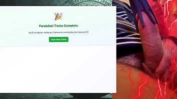 Exercise session for a strong fat and powerful 19 cm cock that can last hours without cumming