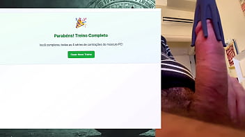 Exercise session for a strong fat and powerful 19 cm cock that can last hours without cumming