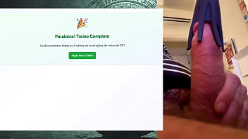 Exercise session for a strong fat and powerful 19 cm cock that can last hours without cumming