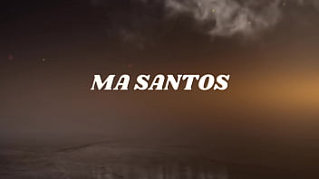 Lambendo o saco de noel e levando rola